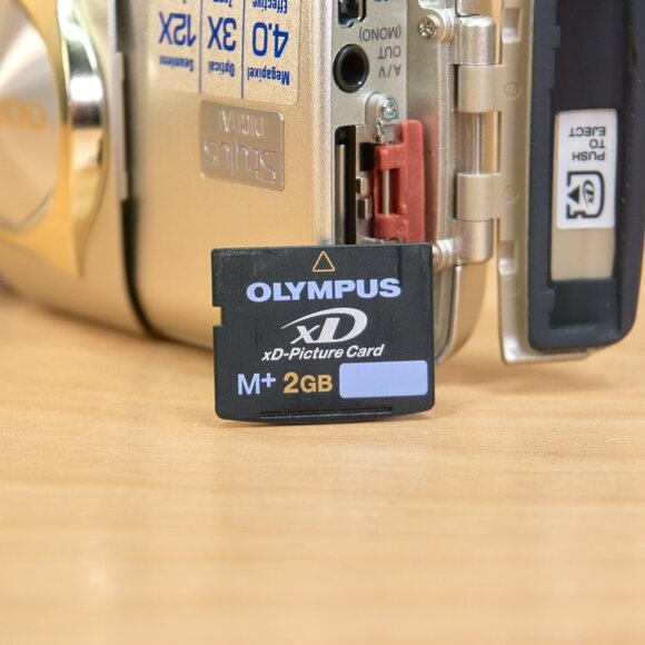 Vintage Olympus Stylus 410 / 4MP Compact Digital Camera / Tested & Working - Picture 7 of 7